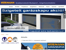 Tablet Screenshot of garazskapu-budapest.info